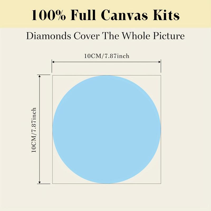 Retro DIY Coasters Small Diamond Paint Bag Accessories Handicraft Art Bookshelve