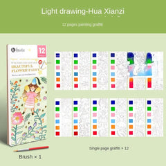 Graffiti Painting Book for Kids, Coloring Paper with Water