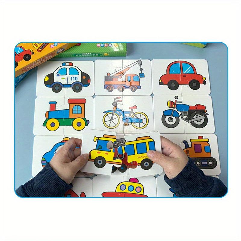 Animal Matching Puzzle For Kids Cognition Cards Pairing Game Toy Gift