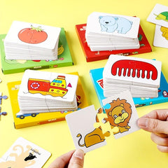 Animal Matching Puzzle For Kids Cognition Cards Pairing Game Toy Gift