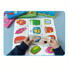 Animal Matching Puzzle For Kids Cognition Cards Pairing Game Toy Gift
