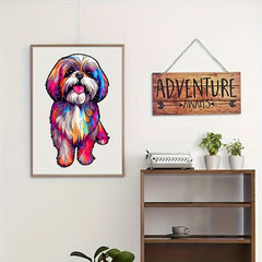 Rainbow Dog Wooden Jigsaw Puzzle for Brain Development