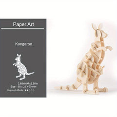 3D Puzzle Animal Assembly Kit Creative DIY Ornament Model