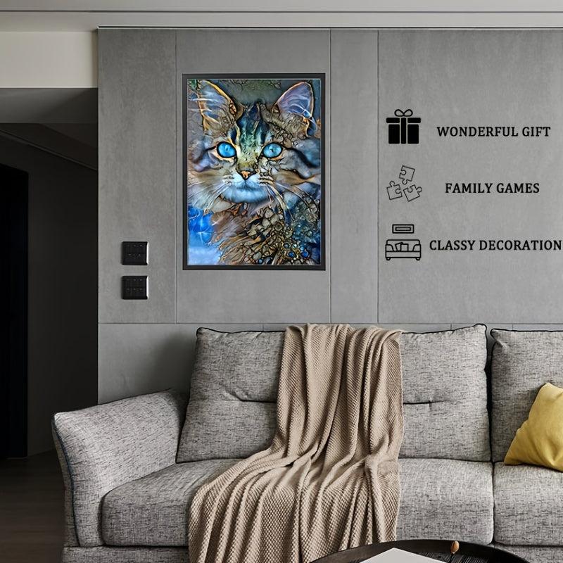 Cat Wooden Puzzle for Children and Adults