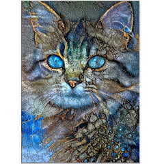 Cat Wooden Puzzle for Children and Adults