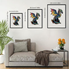 Dragon Wooden Puzzle - Unique Shapes - Birthday Gift - Play at Home