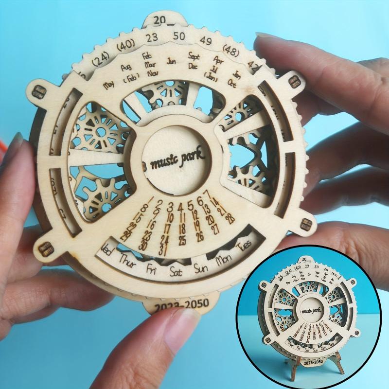 Wooden Perpetual Calendar 3D Puzzle