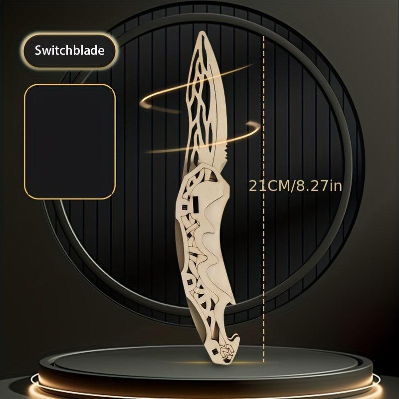 3D Interlocking Puzzle Toy Butterfly Catapult Folding