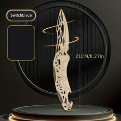 3D Interlocking Puzzle Toy Butterfly Catapult Folding