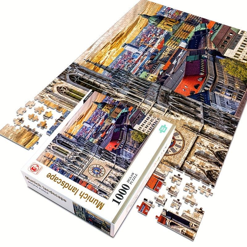 1000 Pieces Puzzle London Tower Puzzle Toy Exercise Concentration