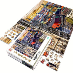 1000 Pieces Puzzle London Tower Puzzle Toy Exercise Concentration