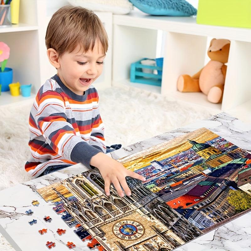 1000 Pieces Puzzle London Tower Puzzle Toy Exercise Concentration