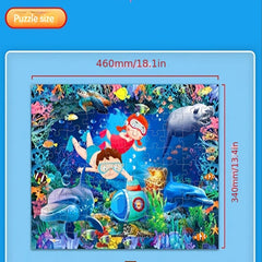 Sea World 100pc Jigsaw Puzzle For Kids Early Education Development Toy