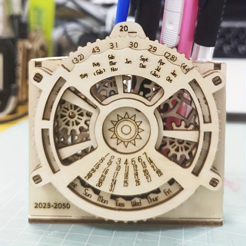 3D Puzzle Calendar Pen Holder Ornament