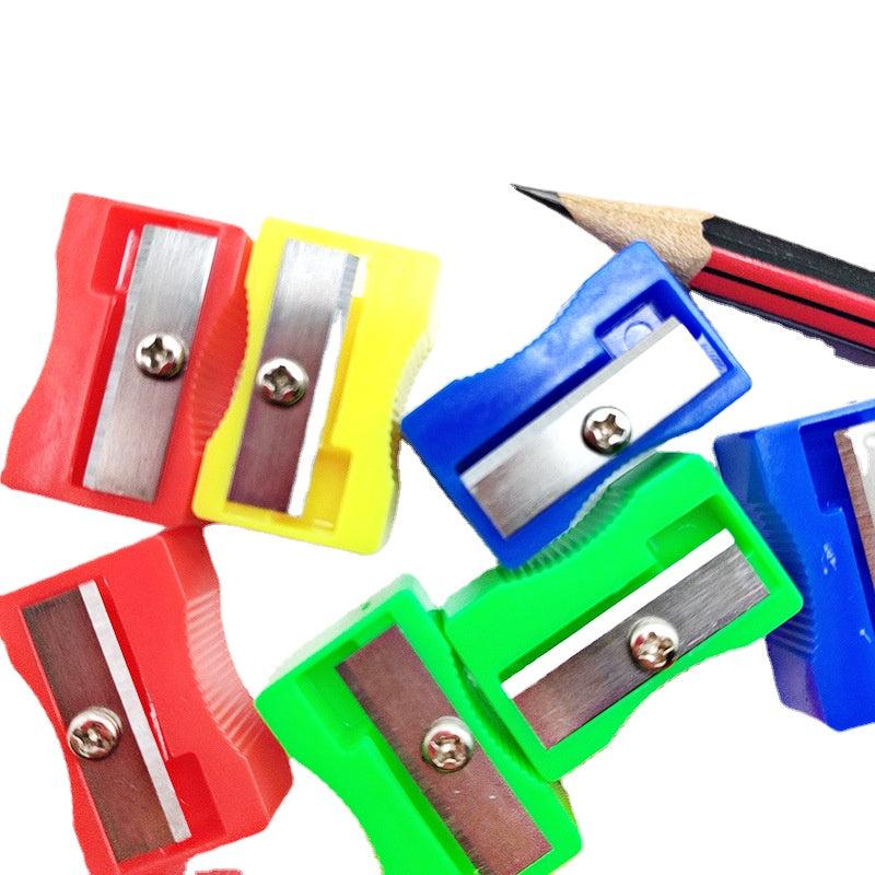10 Piece Plastic Pencil Sharpener Set for Students