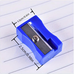 10 Piece Plastic Pencil Sharpener Set for Students