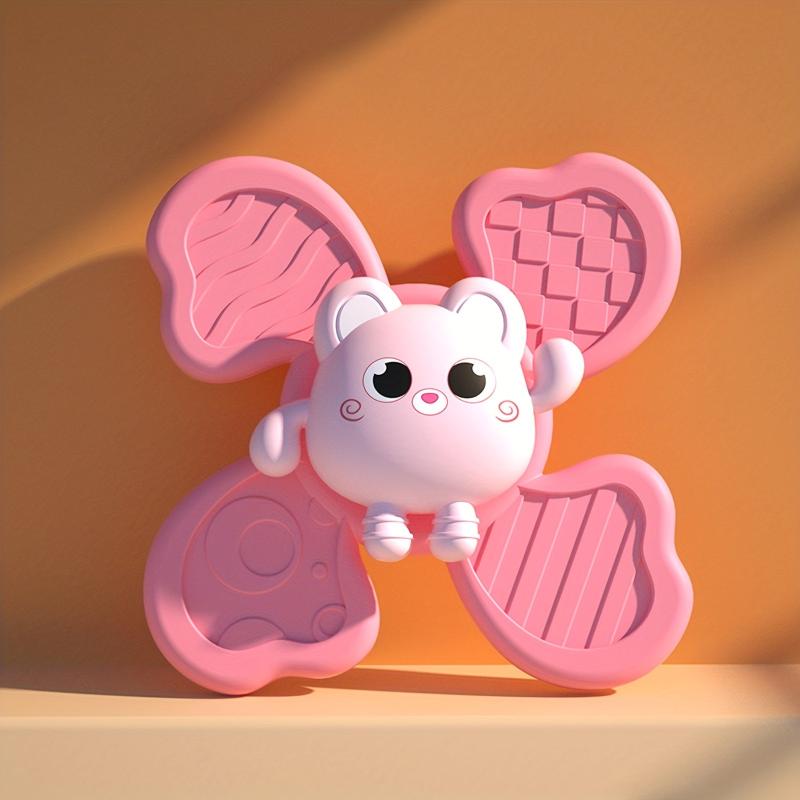 Suction Cup Music Flower Spinner Bath Toy