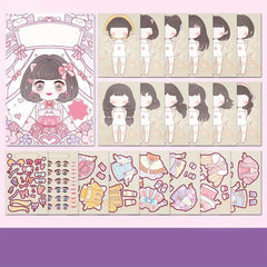 Princess Dress Up Party Sticker