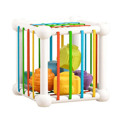 6 Piece Montessori Shape Sorter: Easter Gift for 1 Year Olds