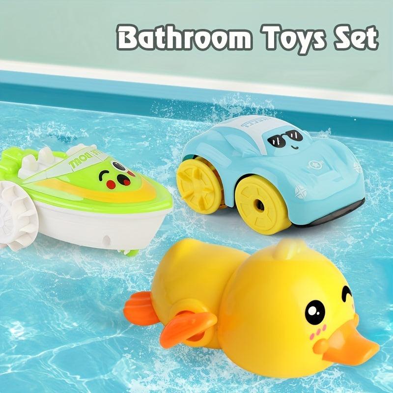 Baby Bath Swimming Toy Duck Clockwork Bath Toy