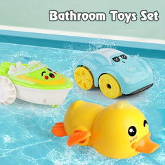 Baby Bath Swimming Toy Duck Clockwork Bath Toy