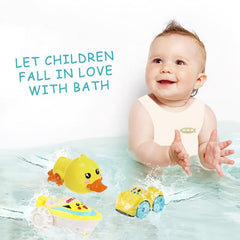 Baby Bath Swimming Toy Duck Clockwork Bath Toy