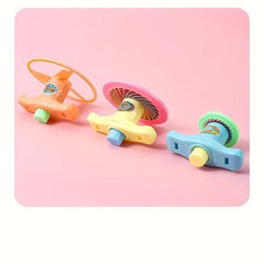 Spinning Tops Set Launch Flying Saucer & Disc Toys For Kids Outdoor Fun