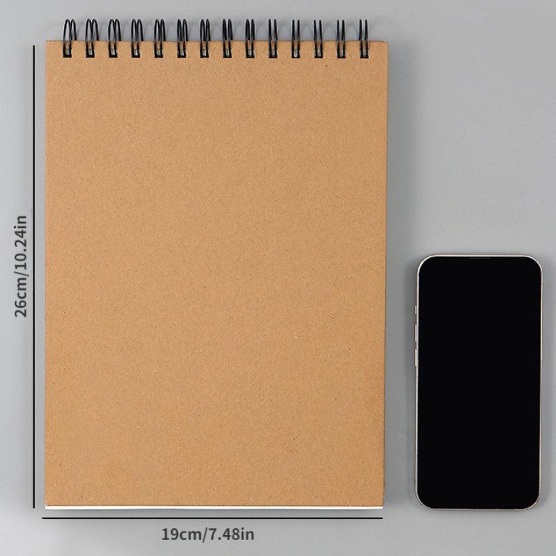 Hard Shell Coil Sketch Book 16k Watercolor Book