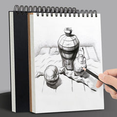 Hard Shell Coil Sketch Book 16k Watercolor Book