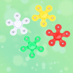 10pcs Kids Finger Spinning Top Toy Five Beads Vent Decomp
