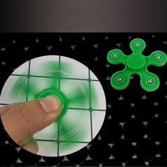 10pcs Kids Finger Spinning Top Toy Five Beads Vent Decomp