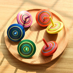Wooden Hand Gyroscope Children's Creative Toys