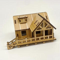 Coastal Cabins 3D Puzzle Architecture Model DIY Kit