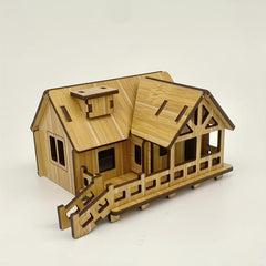 Coastal Cabins 3D Puzzle Architecture Model DIY Kit