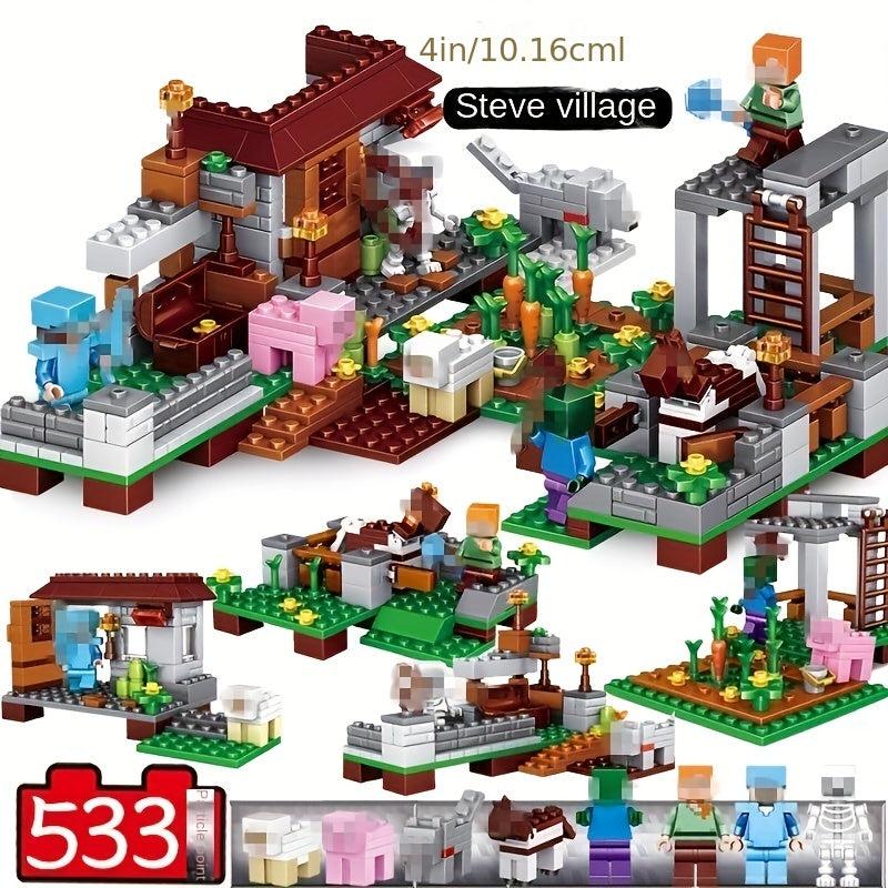 Jungle Tree House Building Blocks Set