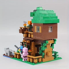 Jungle Tree House Building Blocks Set