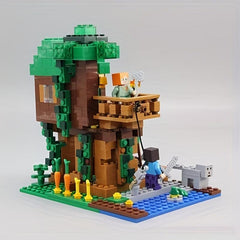Jungle Tree House Building Blocks Set