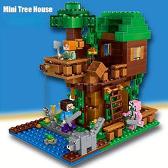Jungle Tree House Building Blocks Set