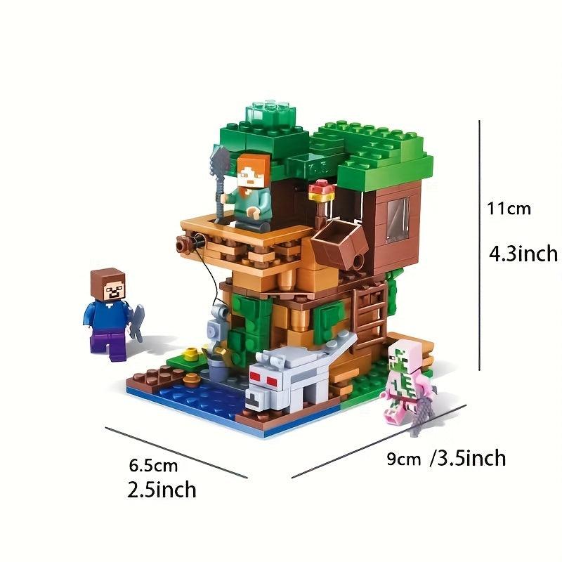 Kids Tree House Puzzle Assembly Village House Toy