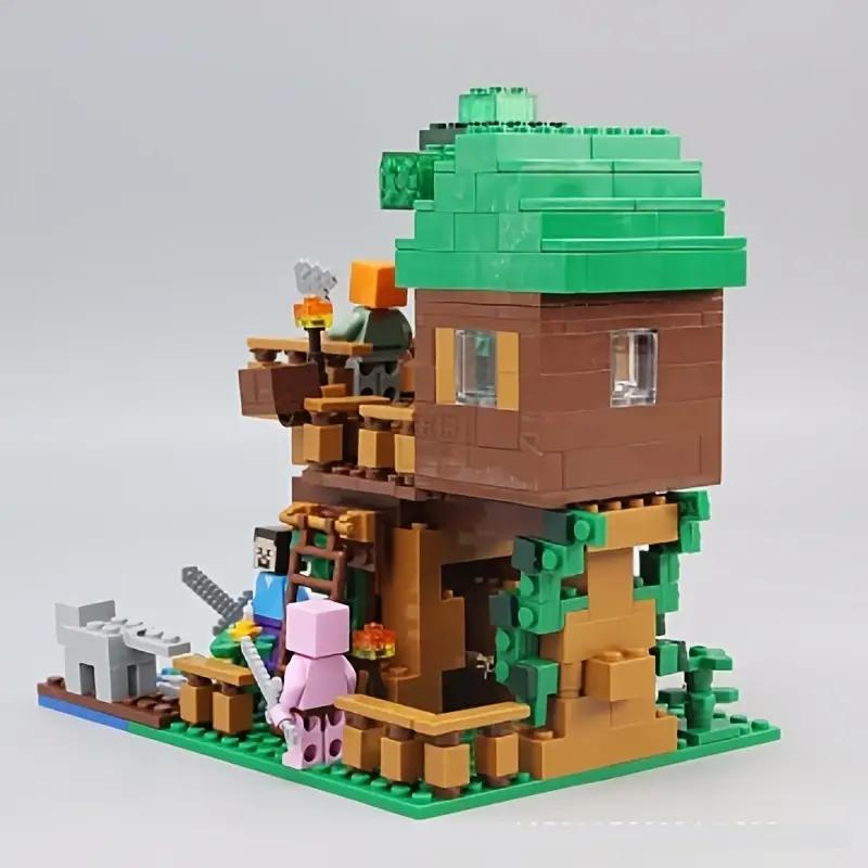 Wooden Tree House Toys for Kids' Enlightenment