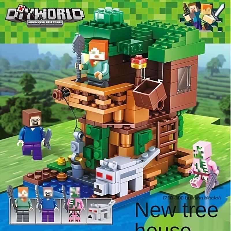 Wooden Tree House Toys for Kids' Enlightenment