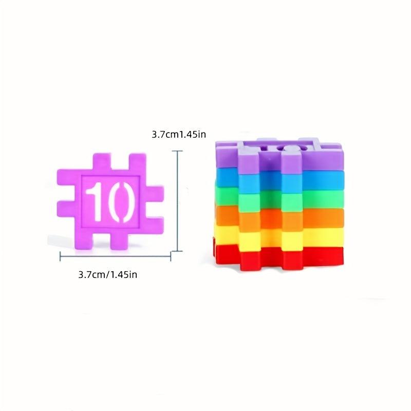 Kids Digital Building Block Puzzles Toy 3+ Years