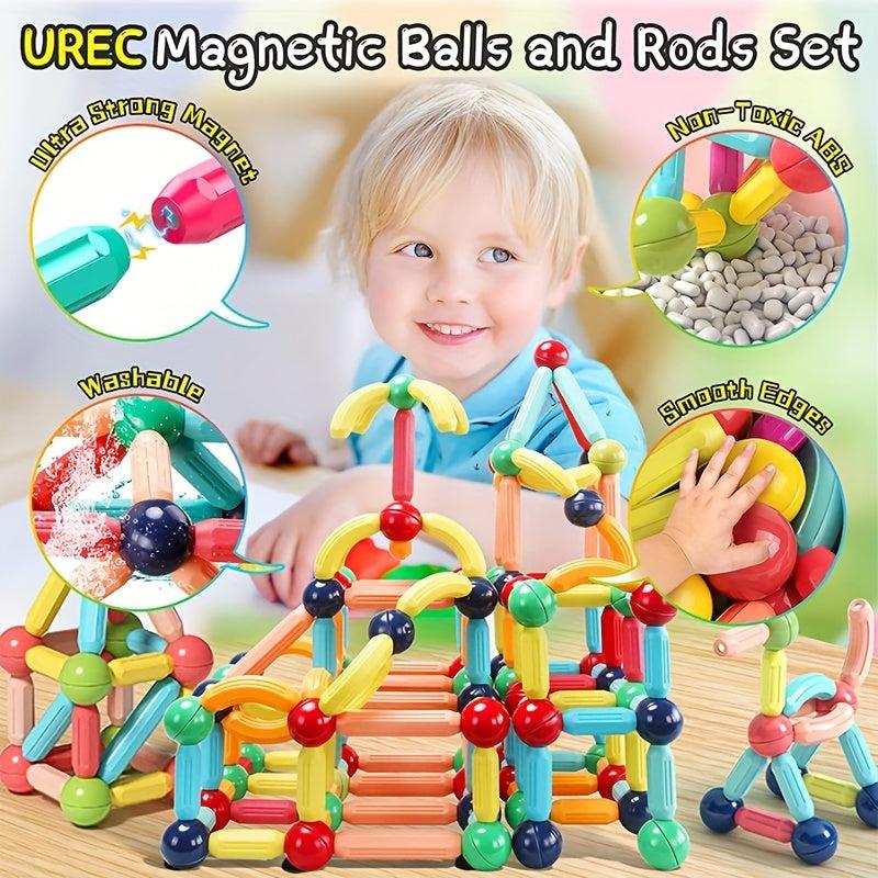 Magnetic Building Blocks Educational Toys for Kids Gift for Creative Minds