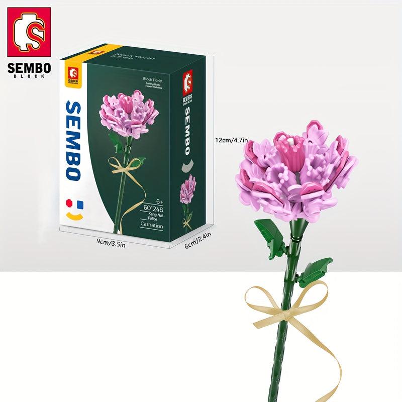 DIY Flowers Bouquet Sets Mini Artificial Flowers Building Blocks