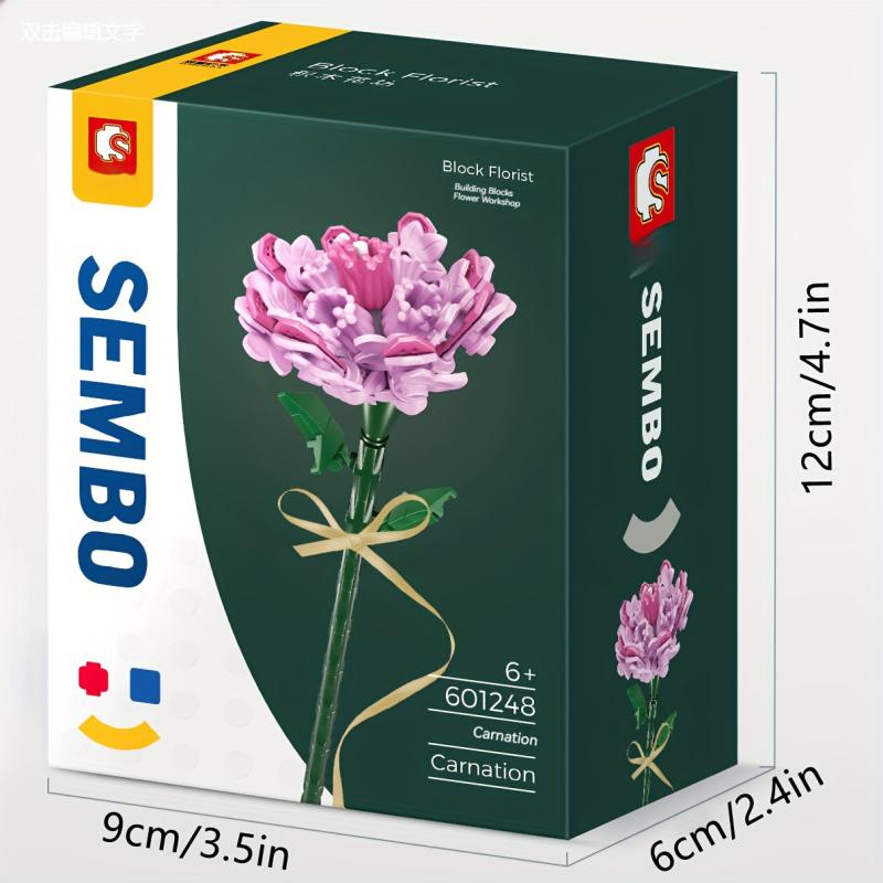 DIY Flowers Bouquet Sets Mini Artificial Flowers Building Blocks