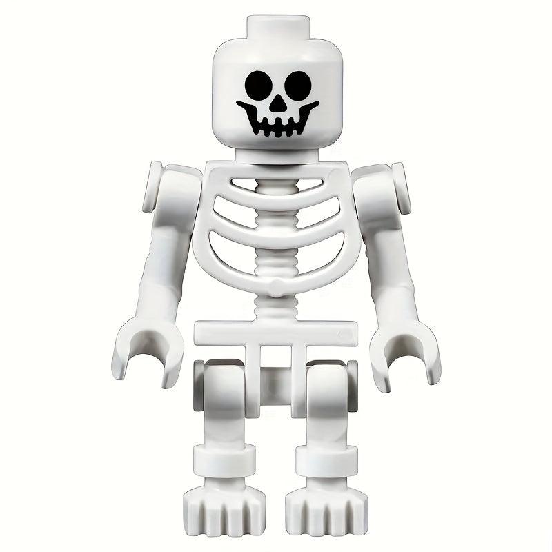 Mini Dolls and Building Blocks Puzzles: Fun Skeleton and Bone Figures