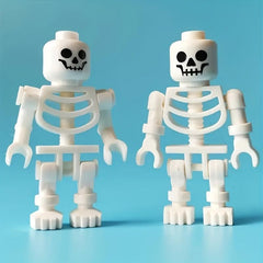 Mini Dolls and Building Blocks Puzzles: Fun Skeleton and Bone Figures