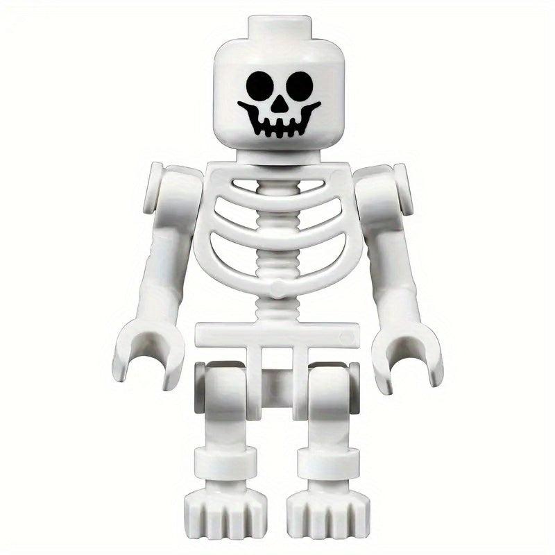 Mini Dolls and Building Blocks Puzzles: Fun Skeleton and Bone Figures