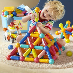 Magnetic Building Blocks Toy Set For Kids Halloween Thanksgiving Christmas Gift