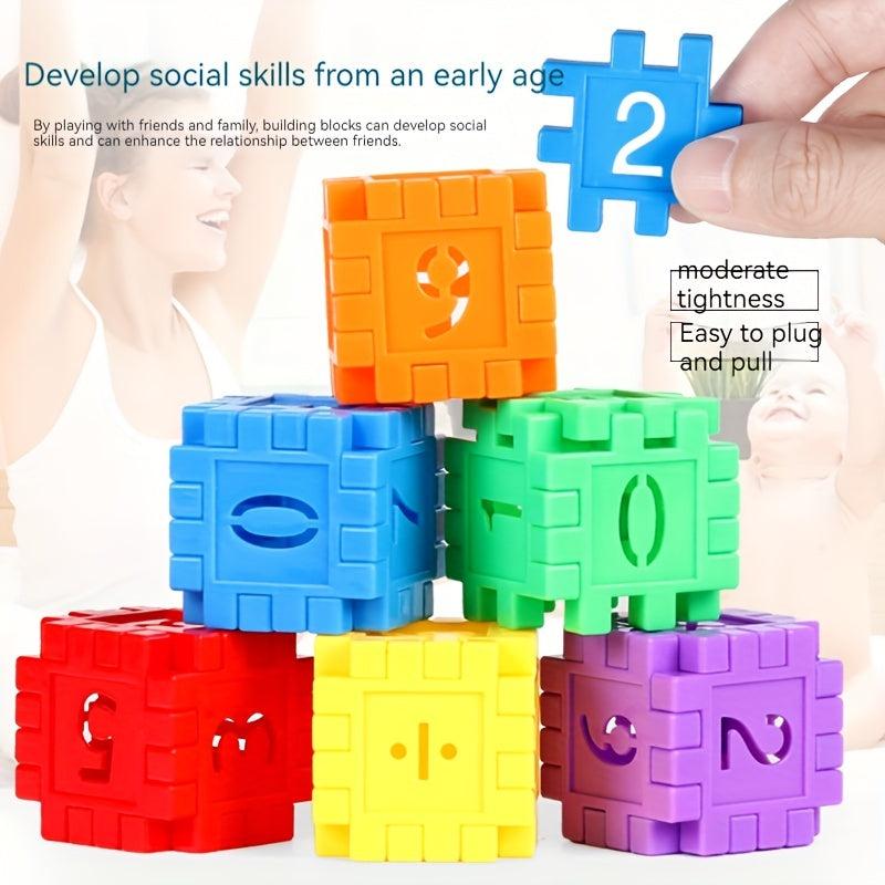 Digital Building Block Toy Puzzle House Kindergarten Early Education